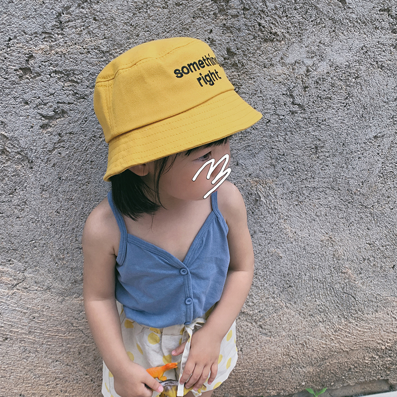 Summer children's fisherman's hat baby hat boy girl tide spring autumn sunscreen sunbeds Han version of the autumn sunbeds