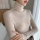 Women's cashmere sweater piled high collar slim fit fine wool bottoming