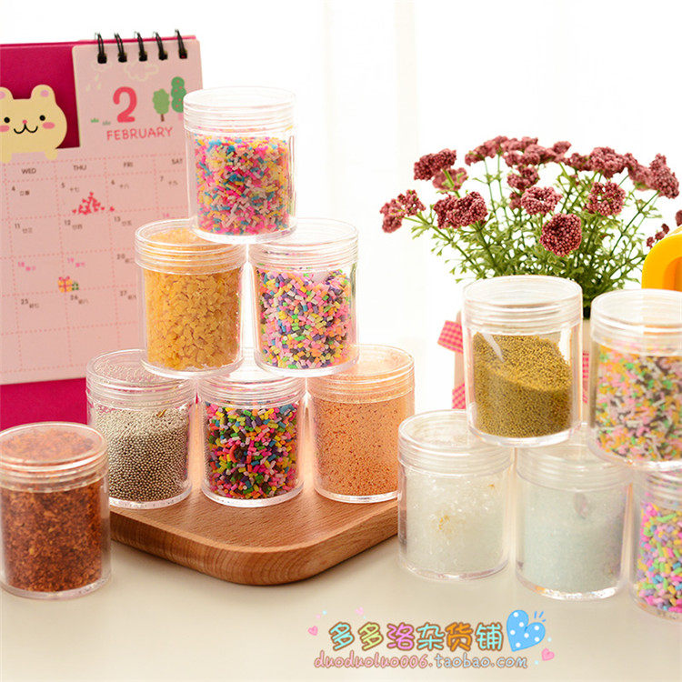 Chocolate Silk Crushed Rice Sugar Grain Boxed Clay Handmade DIY Emulation Cream Soil Sweet filling