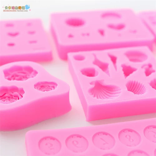 Силиконовая форма, глина, кремовая игра с едой с аксессуарами