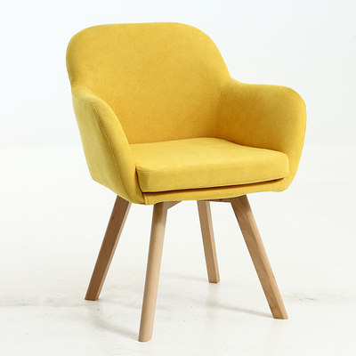 Beauty Chia Sofa Chair Nordic Solid Wood Dining Chair Home Makeup Chair Computer Chair Beauty-A chair ins leaning back chair