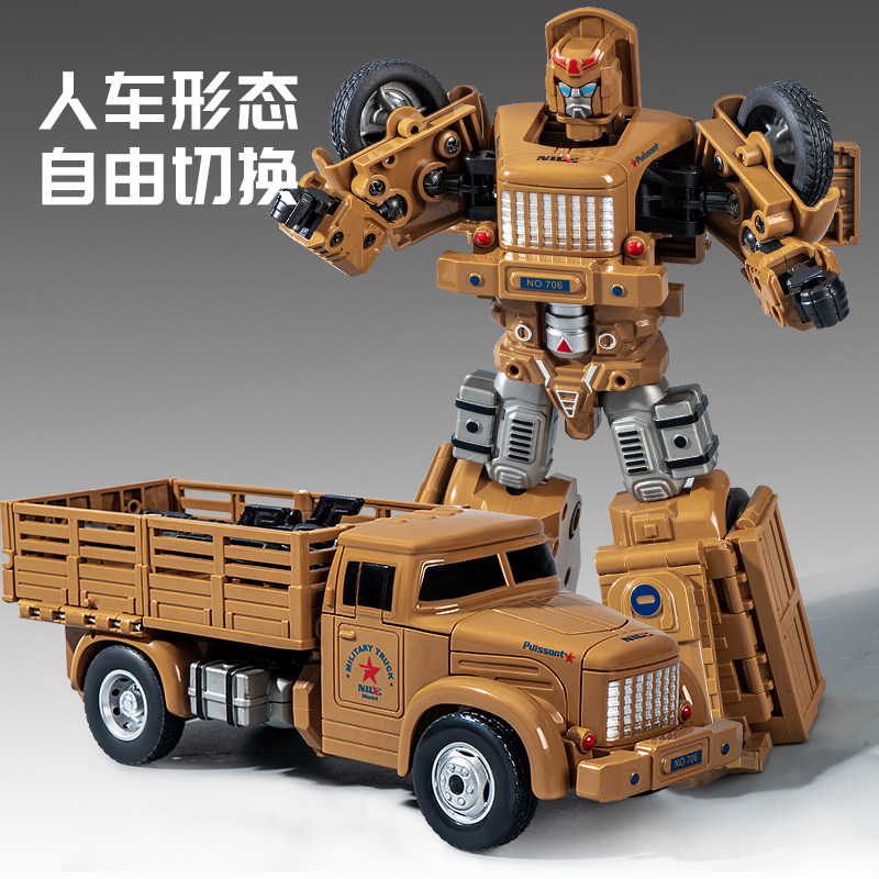 Детская деформационная машинка-робот-игрушка для мальчиков 3-6 лет Mecha deformation warrior 2025 взрывная игрушечная машинка