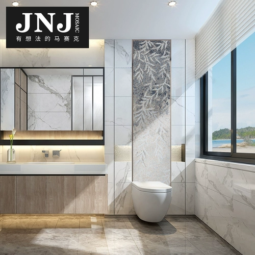 JNJ Хрустальная стеклянная мозаичная плитка фона стена стена гостиная телевизор Простая современная головоломка Осень осень