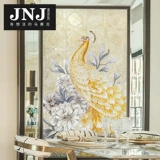 JNJ Мозаичная плитка фон стены популярность телевизионное телевидение Простая современная головоломка головоломка цветочный дух шоу Peacock
