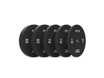 Barbell plates black pure rubber HARD POWER high elastic silent competitive plates blockbuster