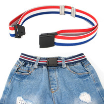 Mens and womens belts Womens jeans Incognito lazy elastic pants Free perforated elastic fine childrens student belts