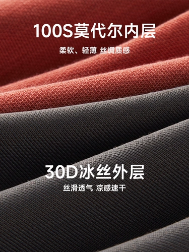 Шелковые антибактериальные летние трусы