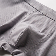 Трусы 猫人男士内裤男纯棉平角裤一片式舒适透气四角底裤竖条纹短裤头