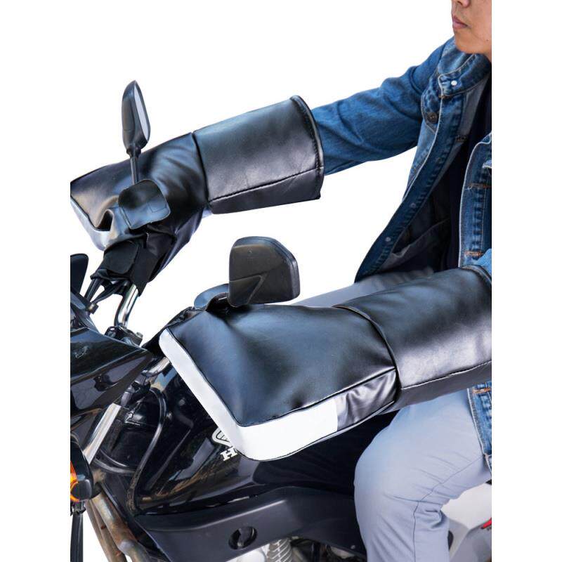 Locomotive Jacket Winter Electric Car Gloves Cross Riding Three-wheeled Bike Thickened Carers Warm Wind and Waterproof Male and female