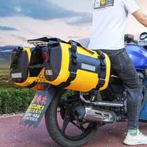 Motorcycle side bag waterproof pack bag Sichuan Tibet locomotive equipment helmet bag rear seat bag tail bag hanging bag saddle bag side bag