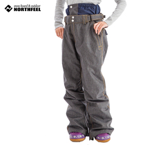 Japan new ski pants womens veneer Waterproof warm outdoor snow pants Snow Country ski clothes outdoor ski equipment