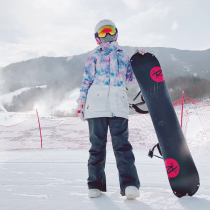 Japan 20-year new ski suit womens suit waterproof warm veneer double board windproof ski pants outdoor snow suit
