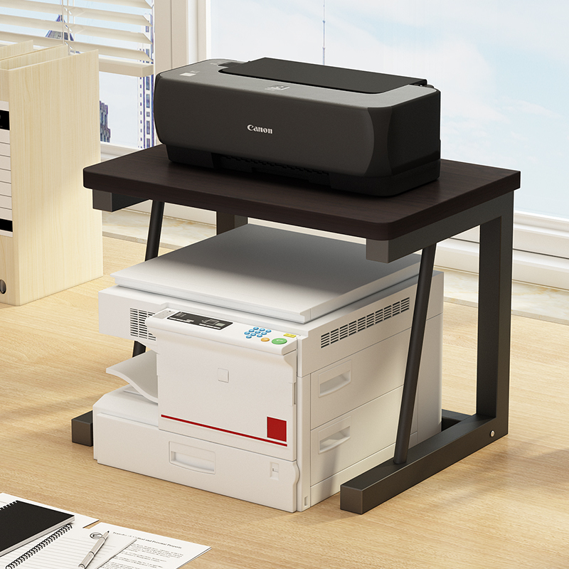 Desktop Double-Layer Printer Storage Shelf for Office, Needle-Type Copier, Multi-Functional Home Storage and Organization Desktop Double-Layer Printer Storage Shelf for Office, Needle-Type Copier, Multi-Functional Home Storage and Organization