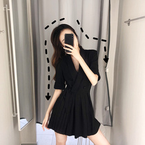 Small scented polo polo small sub short of light and gentle wind and brother-in-law Hepburn big breasted and fat mm bungee skirt children