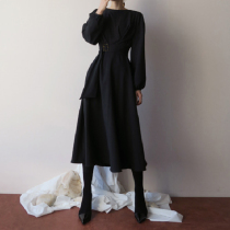  Autumn 2021 new female fairy thin chic high-end design casual early autumn long-sleeved dress