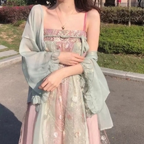 Ancient Dress Exotic Nepotism Chinese China Wind Wide Sleeve Flow Fairy Skirt Woman Dress Selfie Dresses Dress With Skirt Suit Skirt Woman Fairy