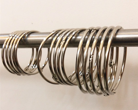 Curtain Ring Clasp Large Small Size Opening Ring Metal Live bath Bath Curtain Button binding ring 9 9 Yuan