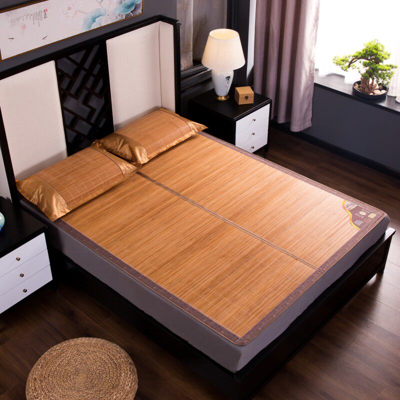 Bamboo Mat 1 5 m Cool Mat 1 8m Bed Student Single Dorm Room 1 2 flipside mat 1 2 flip-side mat bifacial mat for winter and summer