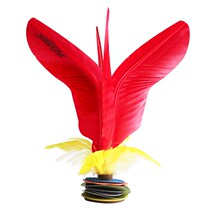 Fire Feather Bird Shuttlecock Competition Special for Kicking Chicken Fur Keyball Adults Fitness Children Elementary School Kids Sports Friends