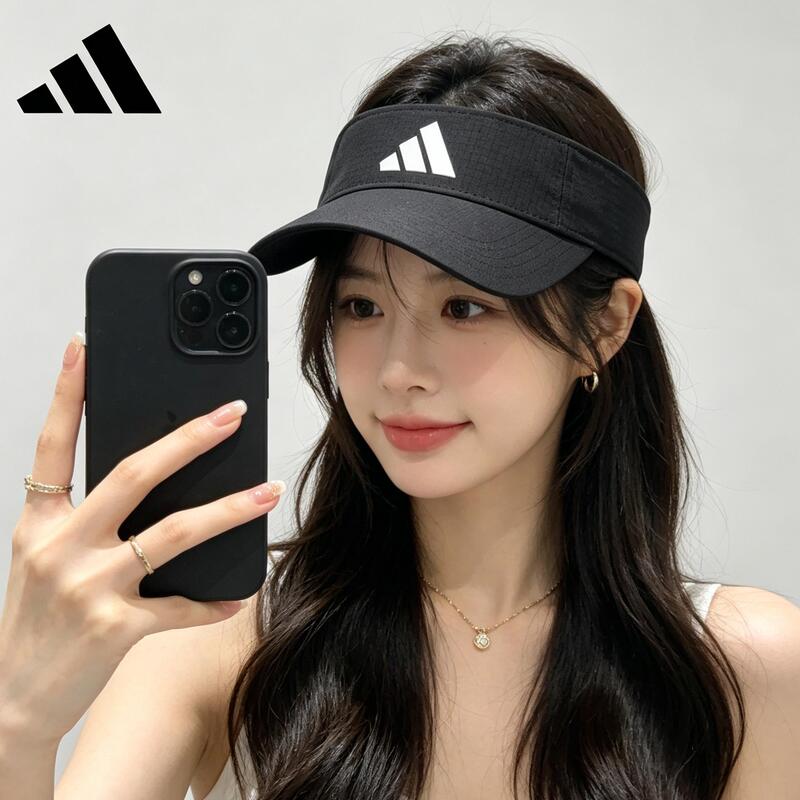 Adidas Adidas Summer Unisex Visor Hat Outdoor Simple Versatile Sun Hat Sun Protection Sports Tennis Hat Adidas Adidas Summer Unisex Visor Hat Outdoor Simple Versatile Sun Hat Sun Protection Sports Tennis Hat