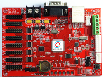 Three-color colorful with font library industrial secondary development real-time data acquisition network port LED control card