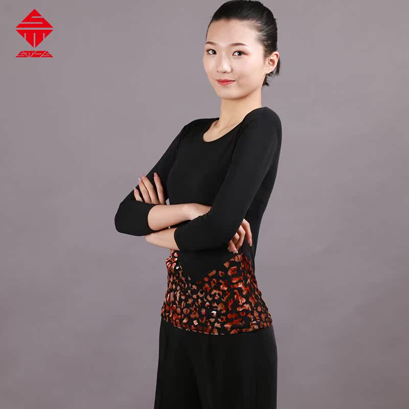 Triple Mudenth Female Morden Dance Suit Blouse National Mark Dance Waltz Dancer Dance Adult Latin Dancer Costume