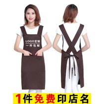 Barber special apron Fashion hair stylist overalls cut hair Hair salon overalls do not touch hair hot dye