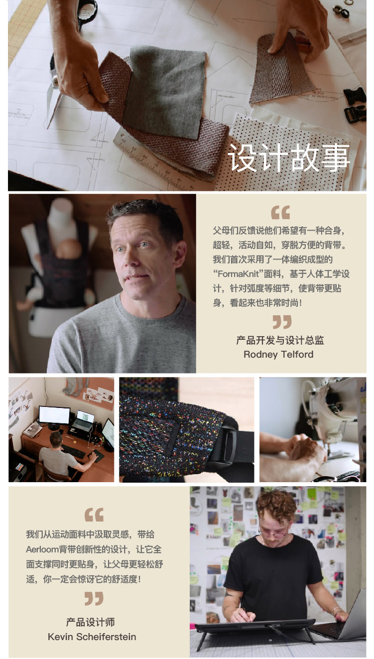 Рюкзак-кенгуру 美国ergobaby婴儿二狗背带腰凳aerloom3前抱式透气宝宝外出背巾