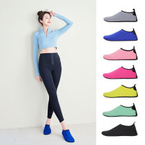 Old Beijing cloth shoes womens yoga shoes one-step aerobics silent single shoes gym casual soft-soled non-slip dance shoes
