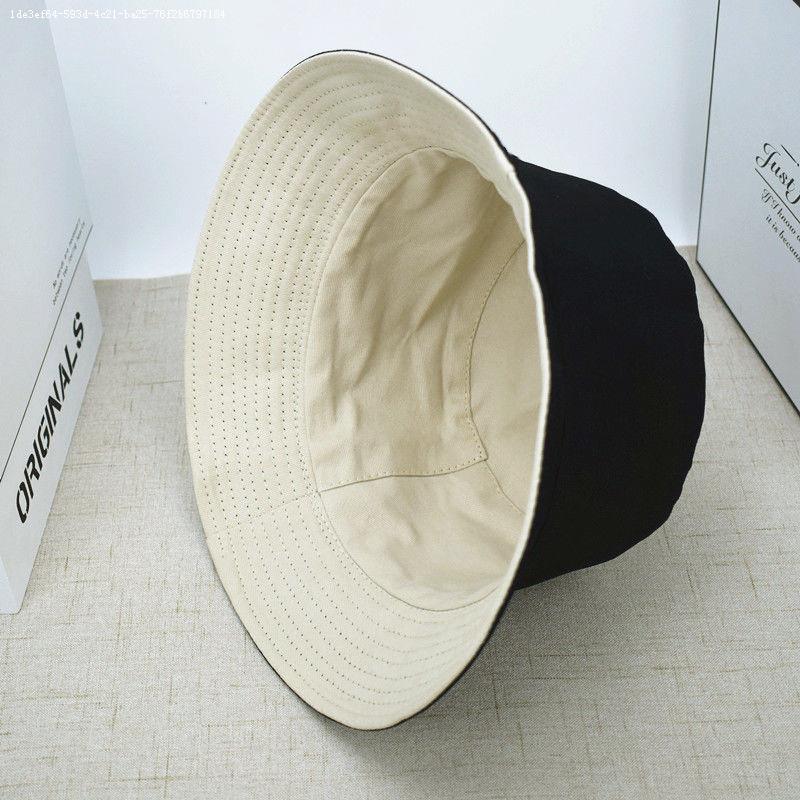 Double-Sided Fisherman Hat, Solid Color, Popular Style, Unisex, Summer Sun Protection, Korean Style, Fashionable, Versatile, Student Trend, Couple Hat Double-Sided Fisherman Hat, Solid Color, Popular Style, Unisex, Summer Sun Protection, Korean Style, Fashionable, Versatile, Student Trend, Couple Hat
