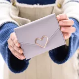 Короткий бумажник, длинная тонкая сумка через плечо, кошелек, в корейском стиле