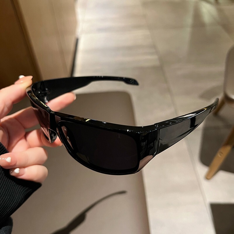 Japanese Gentry Monset Black Polarized Sunglasses Sunshade Sun Protection Trendy Men's Cycling Windproof