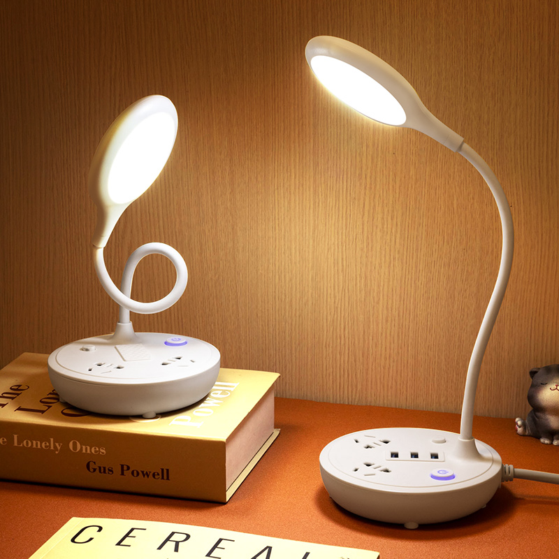 Multi-function socket with night lamp trailer board intelligent plug-in multi-plug-in plug-in panel with usb plug-in panel plug-in board for student dorm to learn special plug-in