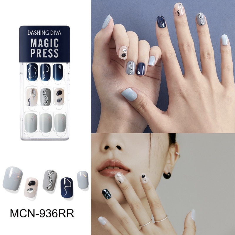 22 Summer and Autumn Dashing Diva Nail Tips Song Qian Endorsement Safe for Pregnancy 3-Minute Manicure 935-992