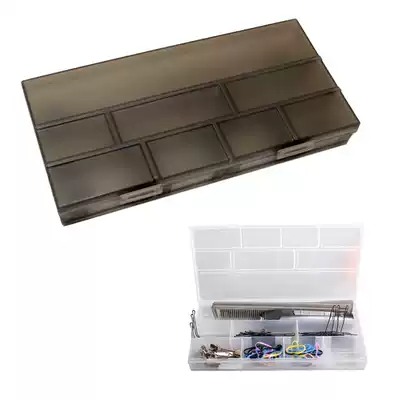 Professional hairdressing box hair clip storage box plastic storage box accessories clip jewelry headwear hairpin box