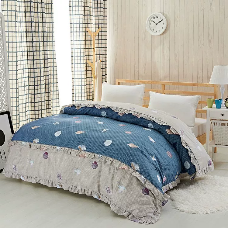 Chăn bông Hàn Quốc bao gồm một mảnh duy nhất 100% cotton quilt bao gồm sinh viên ký túc xá chăn đôi duy nhất 200 * 230 - Quilt Covers