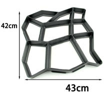 Courtyard garden landscape decoration mold self-made planning garden design leisure sidewalk colored cement brick