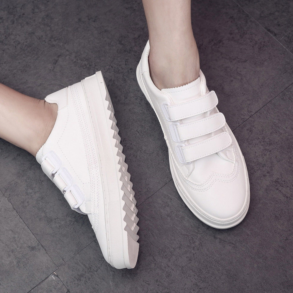 Tide brand small white shoes men's summer 2020 new Korean version of Joker leather breathable skate shoes men's casual sports white shoes