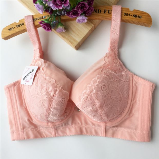 5 hàng khóa để nhận sữa kích thước lớn nhỏ siêu mỏng phần đầy đủ điều chỉnh áo ngực tập hợp áo ngực màu đỏ mỡ MM75D-95D áo độn ngực