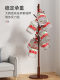 Solid Wood Coat Rack Floor-Standing Clothes Rack for Living Room, Office, Bedroom, Bedside, Dormitory, Home Use, Standing Clothes Hanger