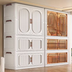 Installation-Free Storage Cabinet kids Wardrobe For Home Bedroom Baby Wardrobe Storage Cabinet Clothes Storage Cabinet Simple Wardrobe