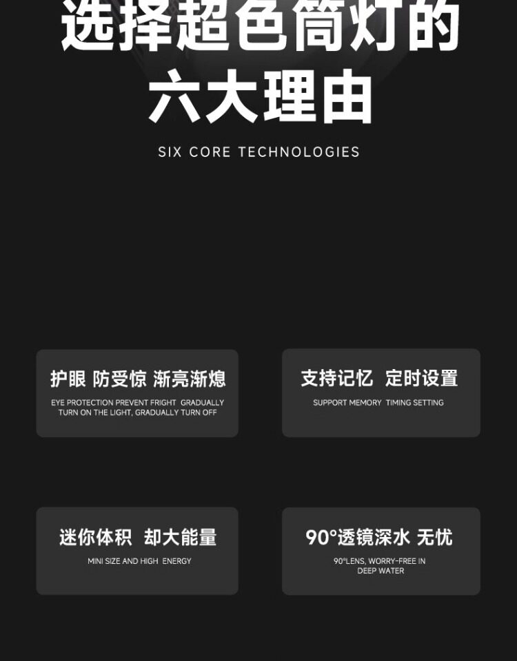 马印神灯全光谱LED金鱼增艳灯专用爆藻灯增色水草灯兰寿鱼缸筒灯 detail 4