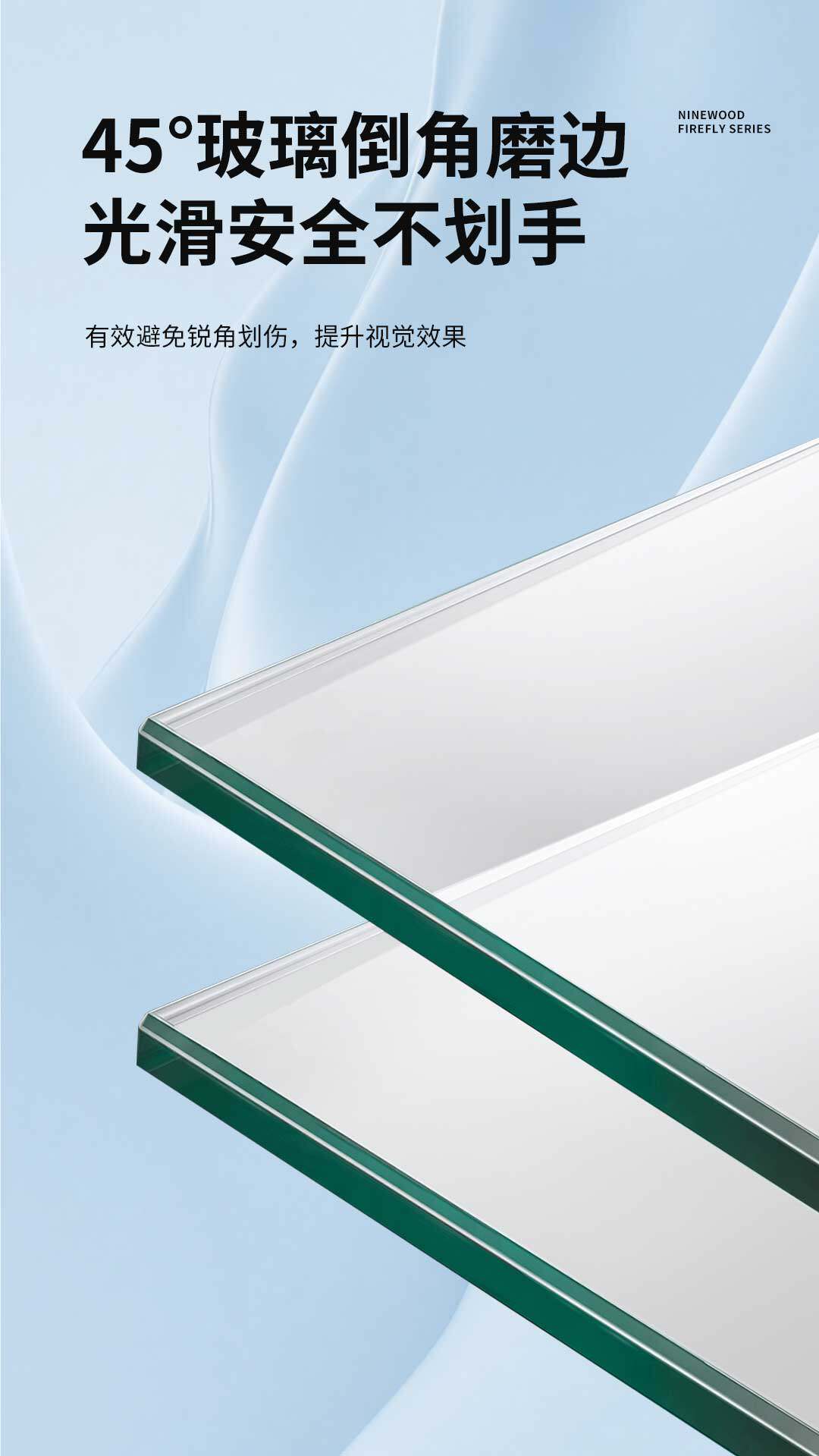 NINEWOOD久物萤火虫B5底滤缸一体式小型桌面缸乌龟原生溪流金鱼缸 detail 16