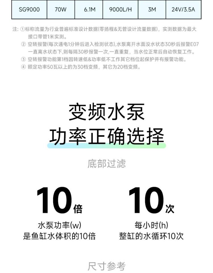 尼特利水族时光变频水泵蓝牙智控小型底吸静音循环水泵鱼缸潜水泵 detail 36