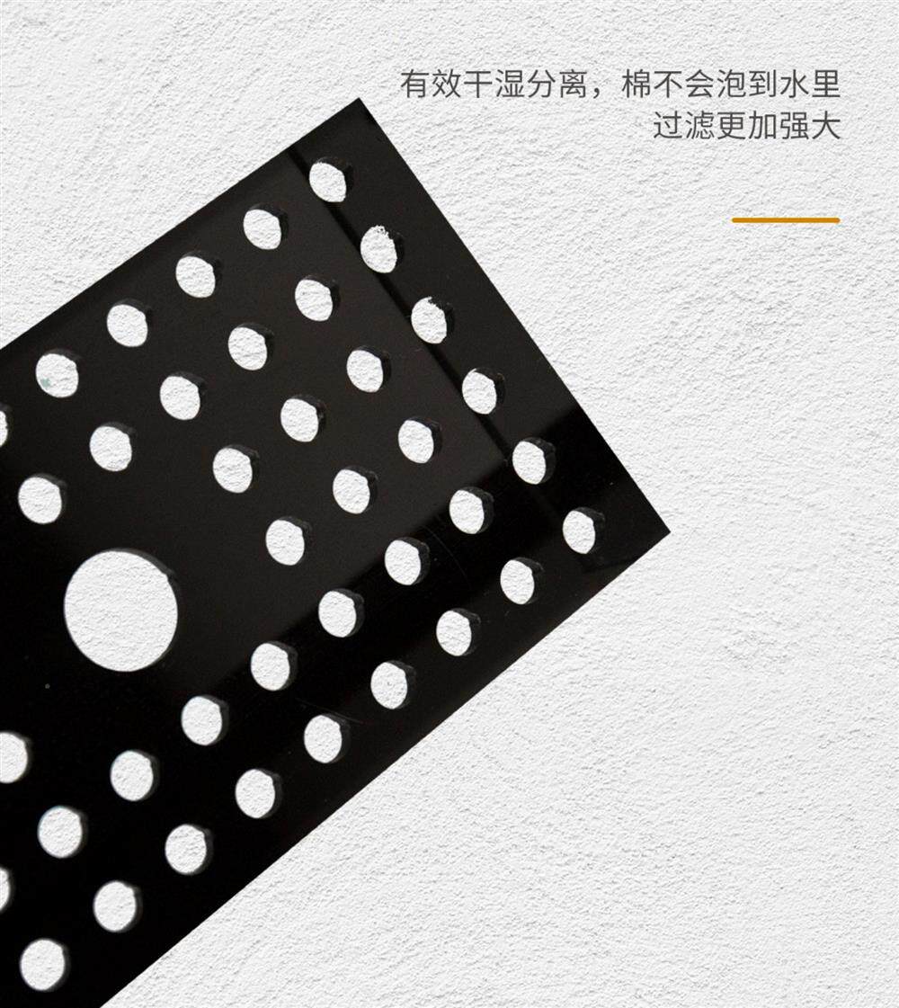 NINEWOOD久物水族80金晶五线超白黑玻侧滤桌面生态造景纯养鱼鱼缸 detail 13