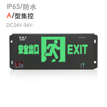 Waterproof centralized evacuation light Intelligent fire emergency light Type A IP65 sign light Centralized control fire emergency light