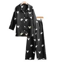 West Lake Loft Old (Plume) High-end Spring Clothing Lovers Blouse Pants Genuine Silk Suit SY323
