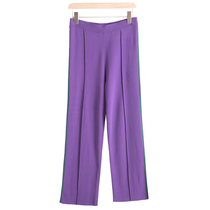 West Lake Pavilion old (S) high-end spring dress color side casual straight knitted tencel trousers S929 cut mark