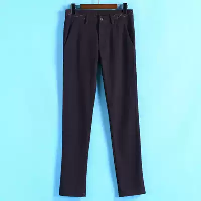 Men's U series Spring waist highlights woolen material comfortable wear casual trousers 815
