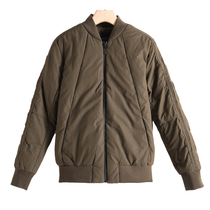 Mens West Lake Pavilion (Sen) winter dress back embroidered letter stand collar down jacket SM262